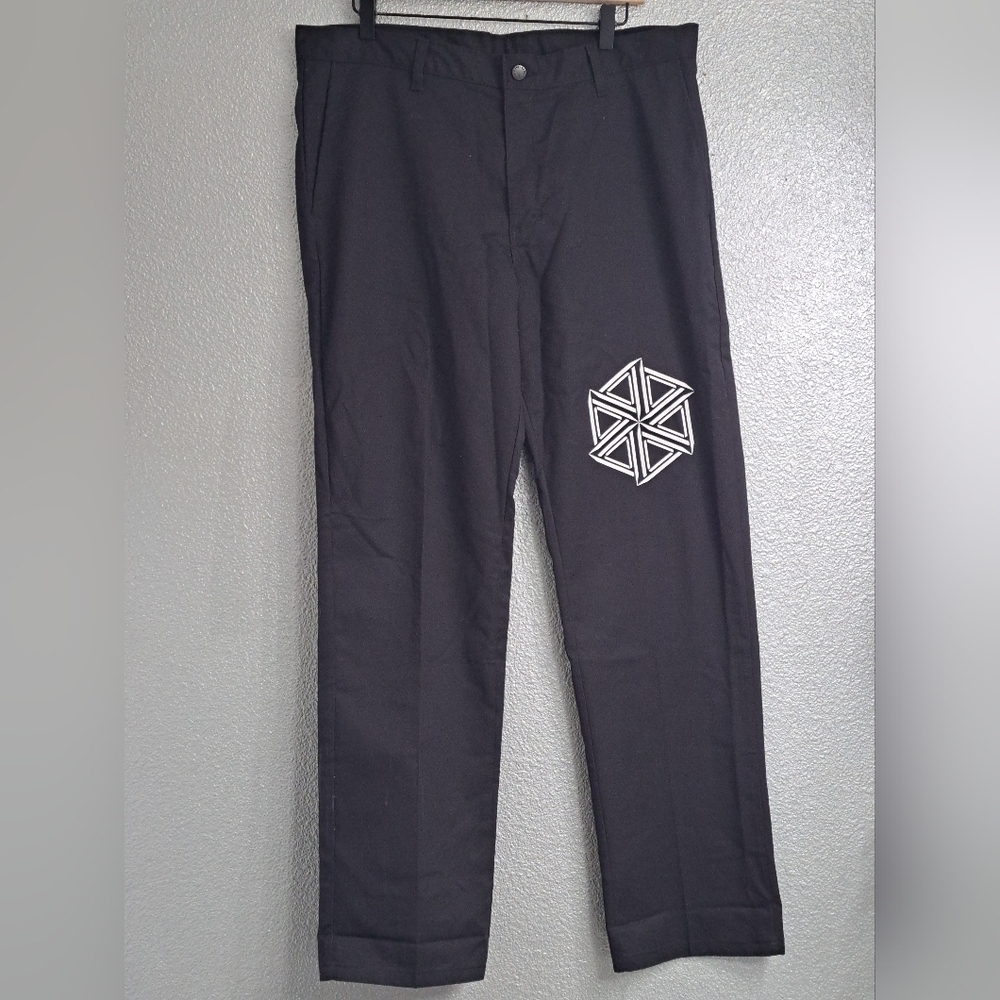 Genuine Dickies Men's Black Work Pants   Size 36x32